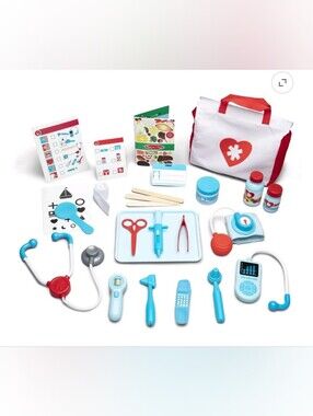 Melissa & Doug Get Well Doctor’s Kit Play Set – 25 Toy Pieces